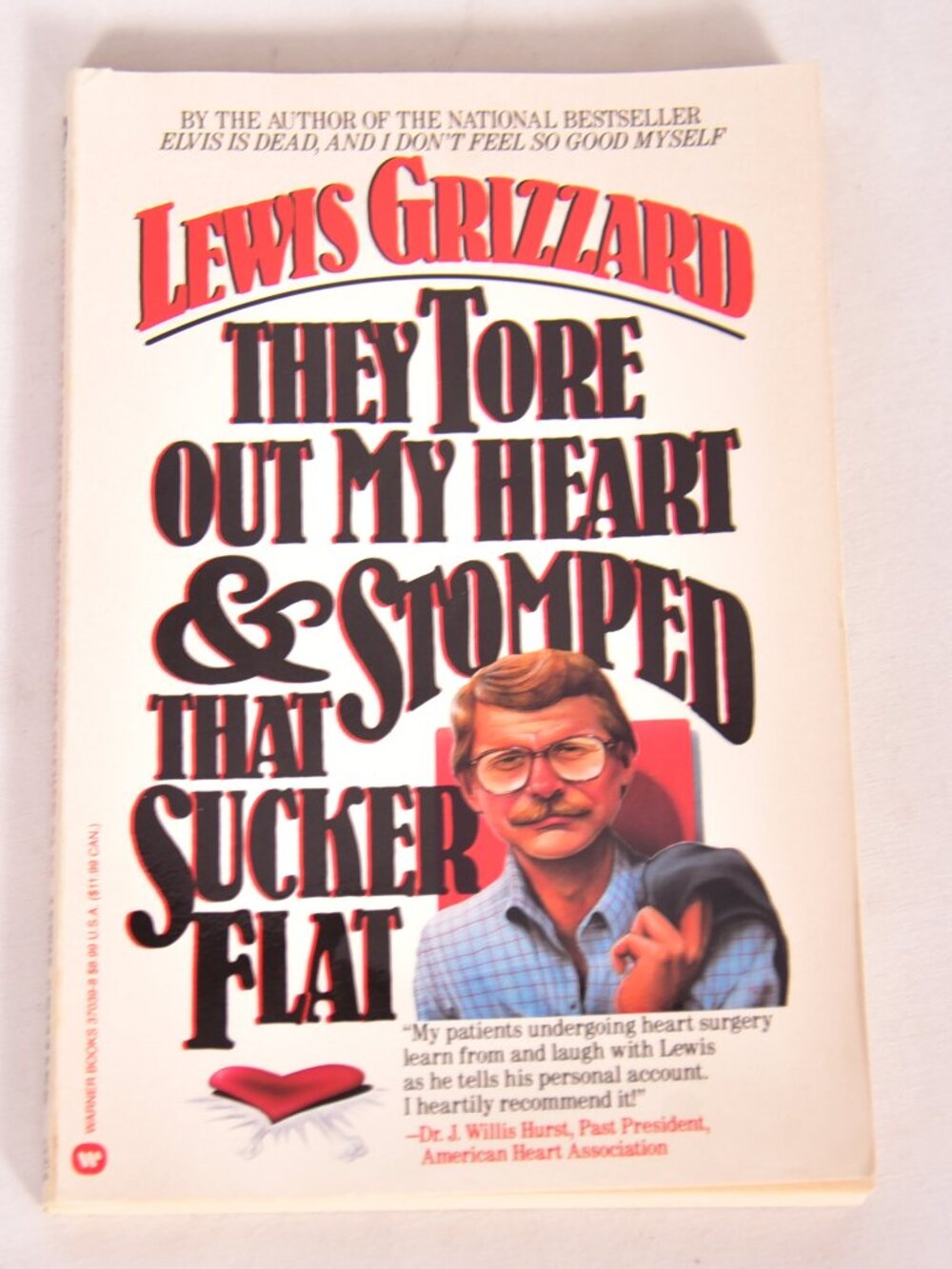 They Tore Out My Heart and Stomped That Paperback, by Grizzard Lewis Good